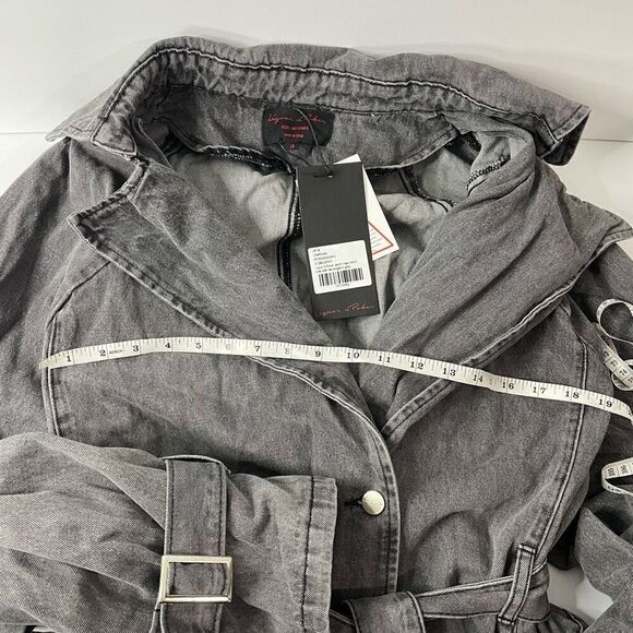 New!ASOS|Denim| Maxi| Trench Coat - Picture 9 of 13